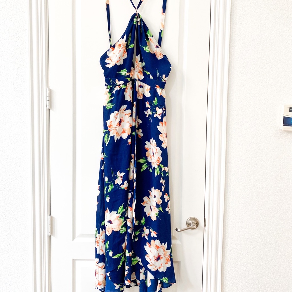 Tropical Halter Dress Never Worn